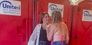 Golpiza entre mujeres en baños portátiles de un concierto