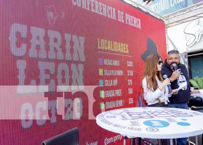 Foto: Conferencia de prensa concierto Carín León y Los Temerarios / TN8