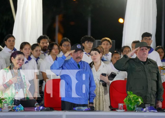 Foto: Presidente de Nicaragua, Daniel Ortega, en Desfile Patrio 2023 / TN8