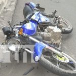 Jovencito se «vuela» el Alto en Estelí y choca con otro vehículo Foto: Estelí, foco de accidentes por irrespeto a señales / TN8