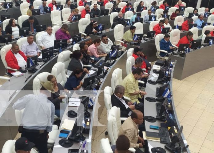 Foto: Sesión parlamentaria en Nicaragua / TN8