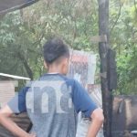 Foto: Incendio en una vivienda de Cárdenas, Rivas / TN8