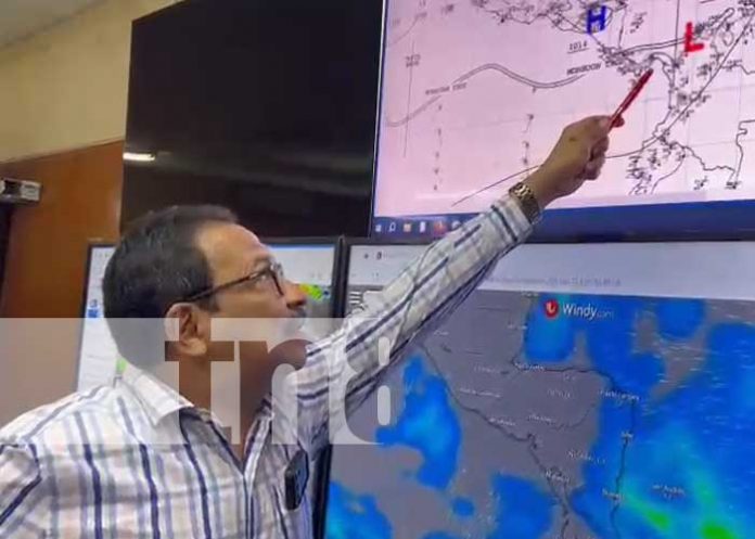 Foto: Conferencia de prensa del INETER en Nicaragua / TN8