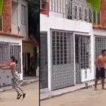 ¡Se armó el despelote! Regresó a casa y descubrió a su esposo con «la comadre» Mujer atrapa a su esposo con la amante en su casa