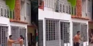 Mujer atrapa a su esposo con la amante en su casa 