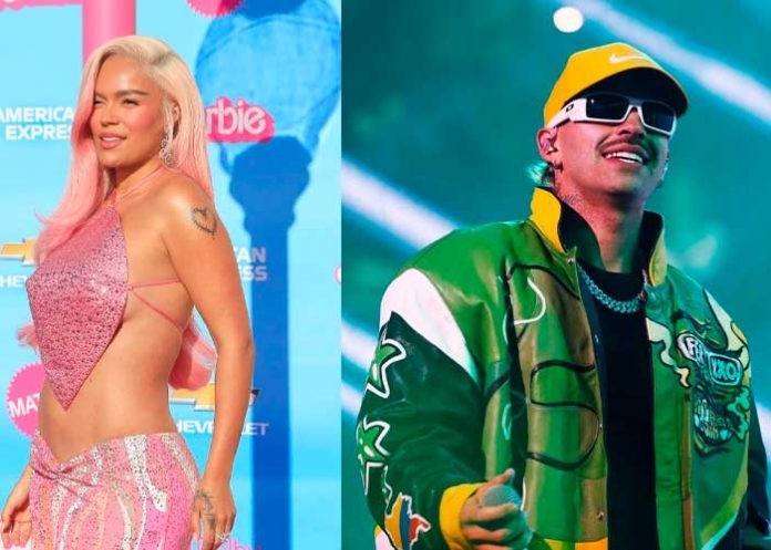 karol1 Karol G y Feid se dejan ver felices y tomados de la mano