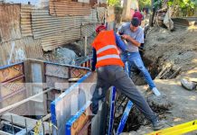 Vista Xolotlán, en Managua, avanza con proyecto de tuberías y canaletas Foto: Barrio Vista Xolotlán, en Managua / TN8