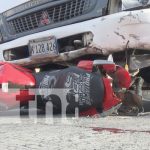 Mañana de choques en Managua: Carretera a Masaya y 7 Sur Foto: Accidentes a la orden del día en Managua / TN8