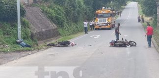 Foto: Fuerte choque en un empalme ubicado en Jinotega / TN8