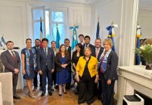 Embajada de Nicaragua en París conmemora la Independencia de Centroamérica