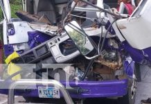 Quedó prensado en choque de «mamulones» en Crtra. Río Blanco-Matiguás Foto: Accidente con camión en carretera Río Blanco-Matiguás / TN8