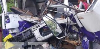 Foto: Accidente con camión en carretera Río Blanco-Matiguás / TN8