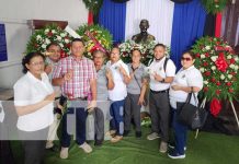 Foto: Homenaje a Rigoberto López Pérez en León / TN8