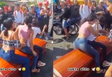 ¡Qué manera! Despiden a su amiga bailando reguetón encima del féretro Despiden a su amiga muerta bailando reguetón