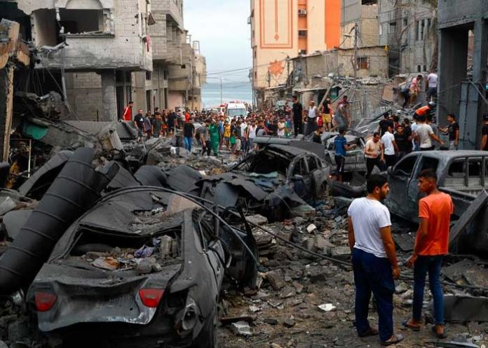 Más de 123.000 desplazados en Gaza por ataques israelíes