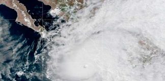 Foto: Huracán Lidia en México /cortesía