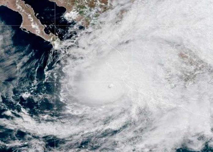 Foto: Huracán Lidia en México /cortesía
