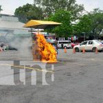 Comerciantes del Roberto Huembes al pie del cañón