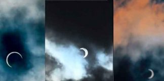 Una belleza lo que se vió del Eclipse Anular en algunas partes del mundo