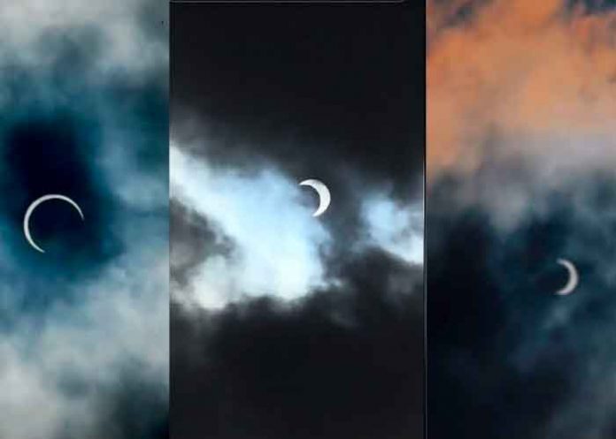 Una belleza lo que se vió del Eclipse Anular en algunas partes del mundo
