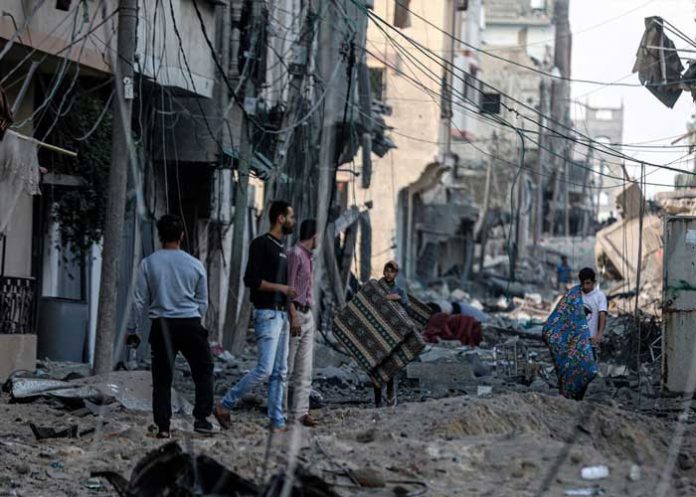 Foto: una auténtica catástrofe en Gaza /cortesía