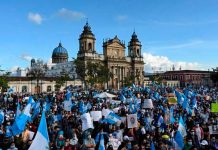 Foto: Protestas en Guatemala /cortesía