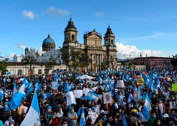 1 Foto: Protestas en Guatemala /cortesía