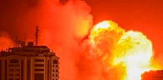 Foto: Fuertes ataques Israelíes contra Gaza /cortesía