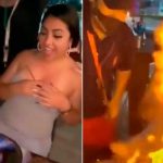 Foto: Chavala termina con la "loza quemada" en su cumpleaños /cortesía