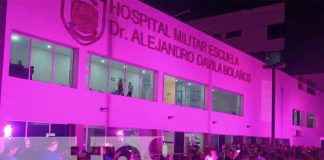 Hospital Militar se viste de rosa, en el día internacional de la lucha contra el cáncer de mama