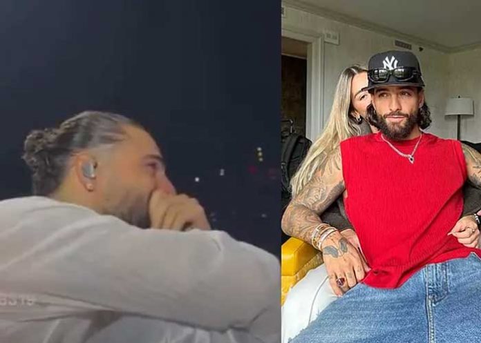 1 Hermosa reacción de Maluma al anunciar que será papá