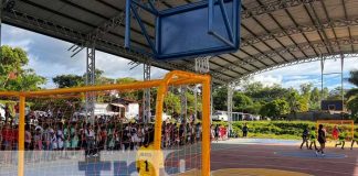 Foto:Inauguran la construcción de la cancha multiuso en la Libertad, Chontales / TN8