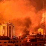 Aterradora noche para Gaza tras un mortal bombardeo sin piedad por Israel Foto: Aterrador bombardeo en Gaza /cortesía
