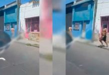 Hombre es captado corriendo «cañambuco» mientras huía del marido de su amante Foto: Hombre es captado corriendo "cañambuco" /cortesía