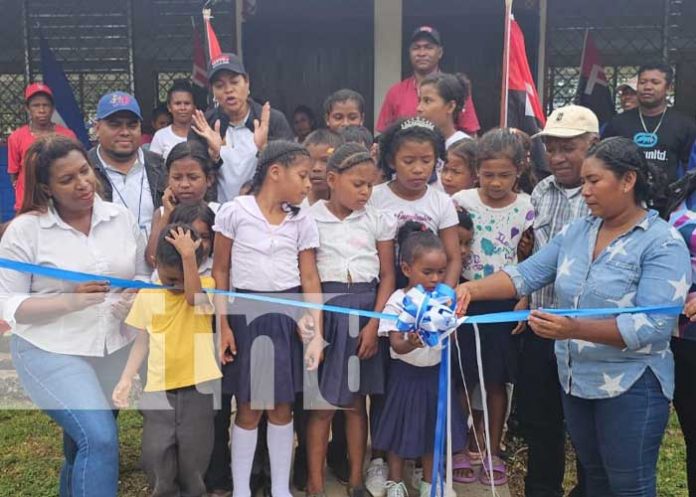 1 Foto: Alcaldía Municipal inaugura una escuela y un estadio en el municipio de Puerto Cabeza/Tn8