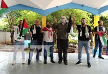 En solidaridad: Palestina y Nicaragua unidos en vigilia por la paz en Gaza Foto: En solidaridad: Palestina y Nicaragua unidos en vigilia por la paz en Gaza / TN8