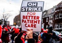 75 mil trabajadores de la salud realizan 3 días de huelga en EE.UU 75 mil trabajadores de la salud realizan 3 días de huelgas en EE.UU