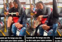 ¡De locos! Mujer se depila las piernas en pleno transporte público ¡De locos! Mujer se depila las piernas en pleno transporte público