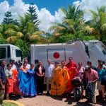 Foto: Santa María de Pantasma recibe nuevo camión recolector de basura donado por Japón/Cortesía