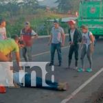 Hombre sobrevive de milagro al caer de un autobús en Chontales Foto: Trágico accidente en Chontales /TN8