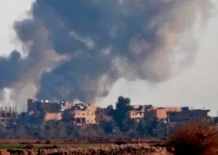 1 Imagen referencia de la academia militar en Homs, Siria