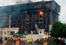 38 personas resultan heridas en incendio en cuartel policial de Egipto