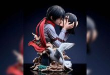 Foto: Figura de Eren y Mikasa llega para emocionar a los fans de Shingeki no Kyojin/Cortesía