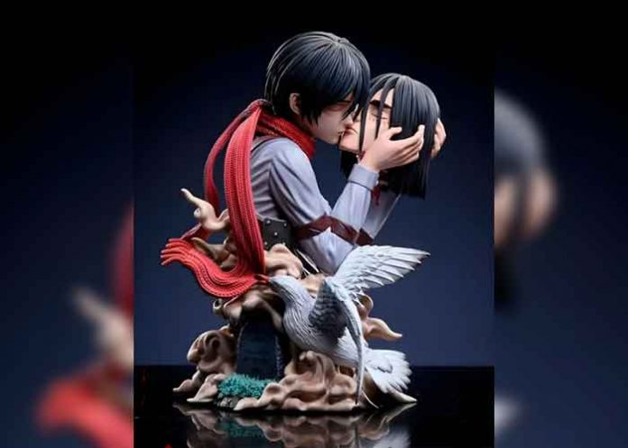 2 Foto: Figura de Eren y Mikasa llega para emocionar a los fans de Shingeki no Kyojin/Cortesía