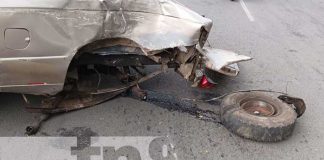 Foto: Fallas mecánicas de una camioneta causan accidente en Managua / TN8