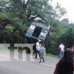 Lo más destacado de este sábado  21 de octubre 2023 Foto: Bus sufre accidente en Jinotega /TN8