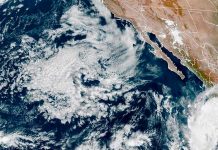¡Alerta en México! Tormenta tropical Norma amenaza la costa de Sinaloa Foto: México en probabilidades de tormenta /cortesía