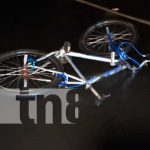 Ciclista gravemente lesionado tras sufrir accidente en Diriamba, Carazo