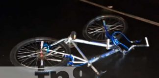 Ciclista gravemente lesionado tras sufrir accidente en Diriamba, Carazo
