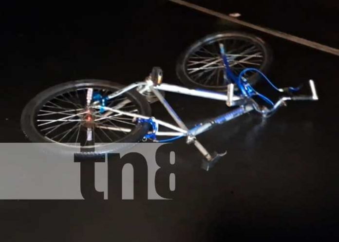 2 Ciclista gravemente lesionado tras sufrir accidente en Diriamba, Carazo